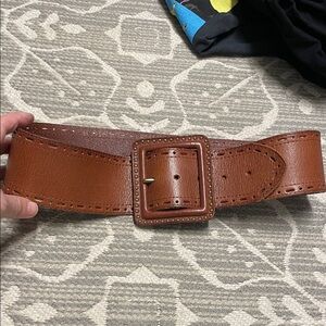Linea Pelle Rich Tan Leather Belt